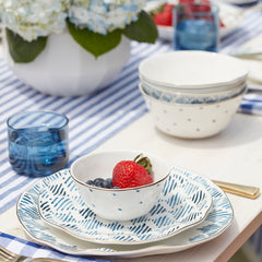 Blue Bay 12-Piece Dinnerware Set