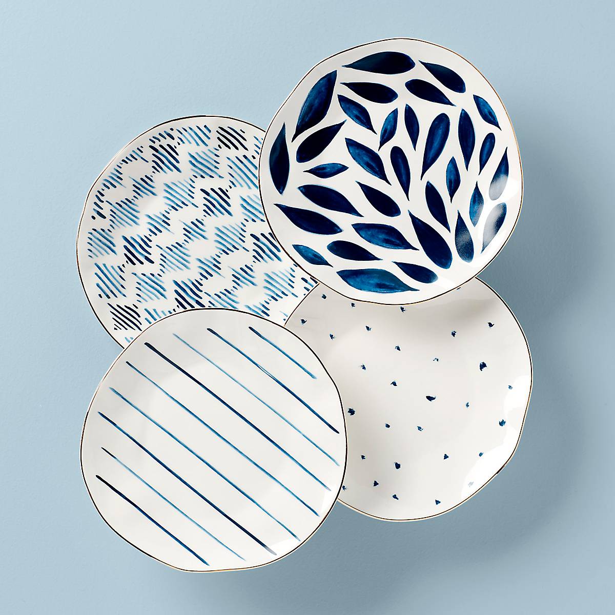 Blue Bay™ 4-Piece Dessert Plate Set