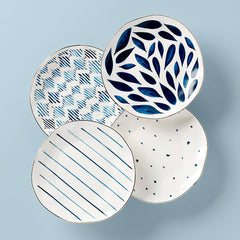 Blue Bay™ 4-Piece Dessert Plate Set