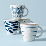 Blue Bay 4-Piece Dessert Mug Set