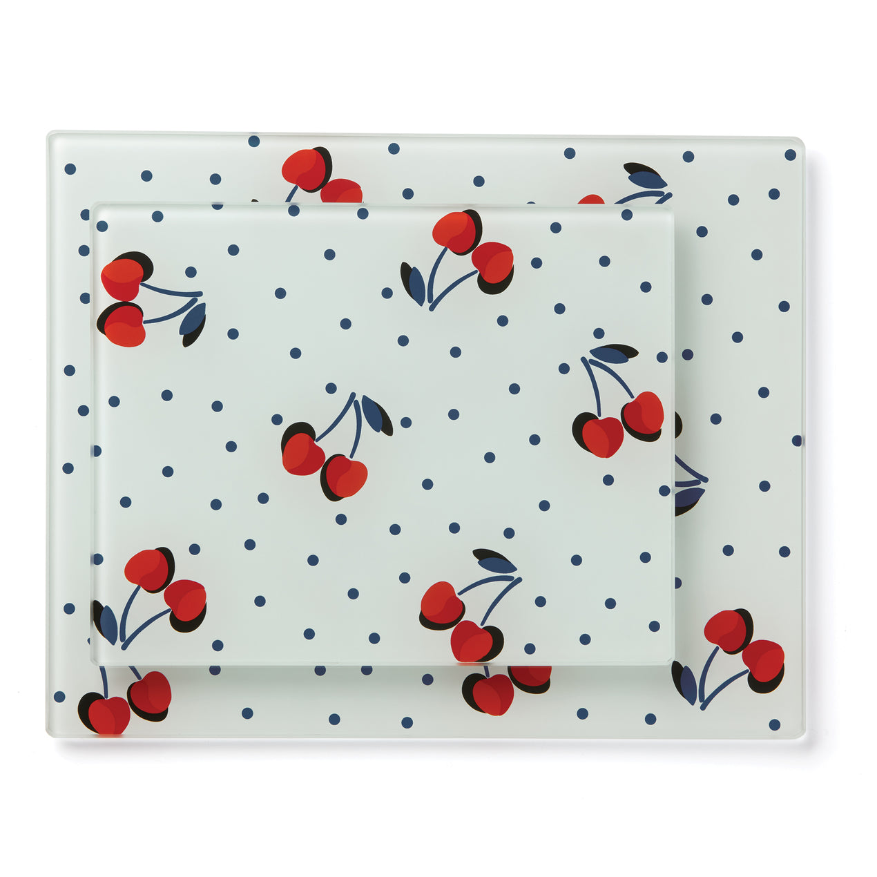 Vintage Cherry Dot 2-Piece Prep Board Set