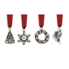 Snow Berry 4Pc Charm Set