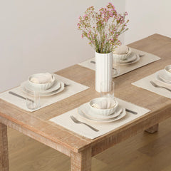 French Perle 4-Piece Dinner Plate Set