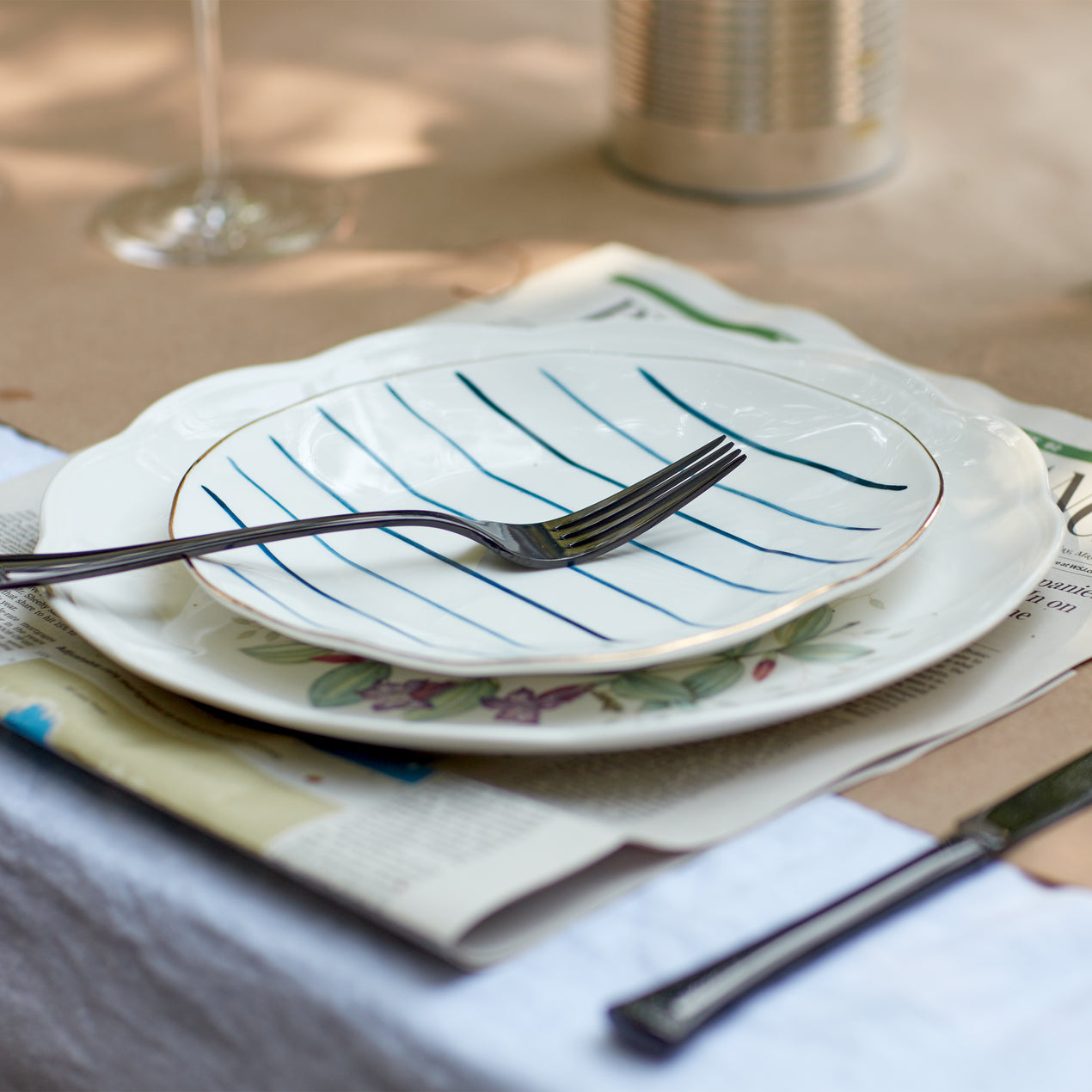 Blue Bay™ 4-Piece Tidbit Plate Set