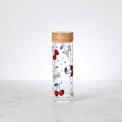 Vintage Cherry Dot Water Bottle