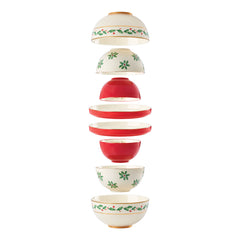 Holiday Luna 8-Piece Nesting Dinnerware Set