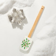 Holiday Spatula With Snowflake Cookie Cutter