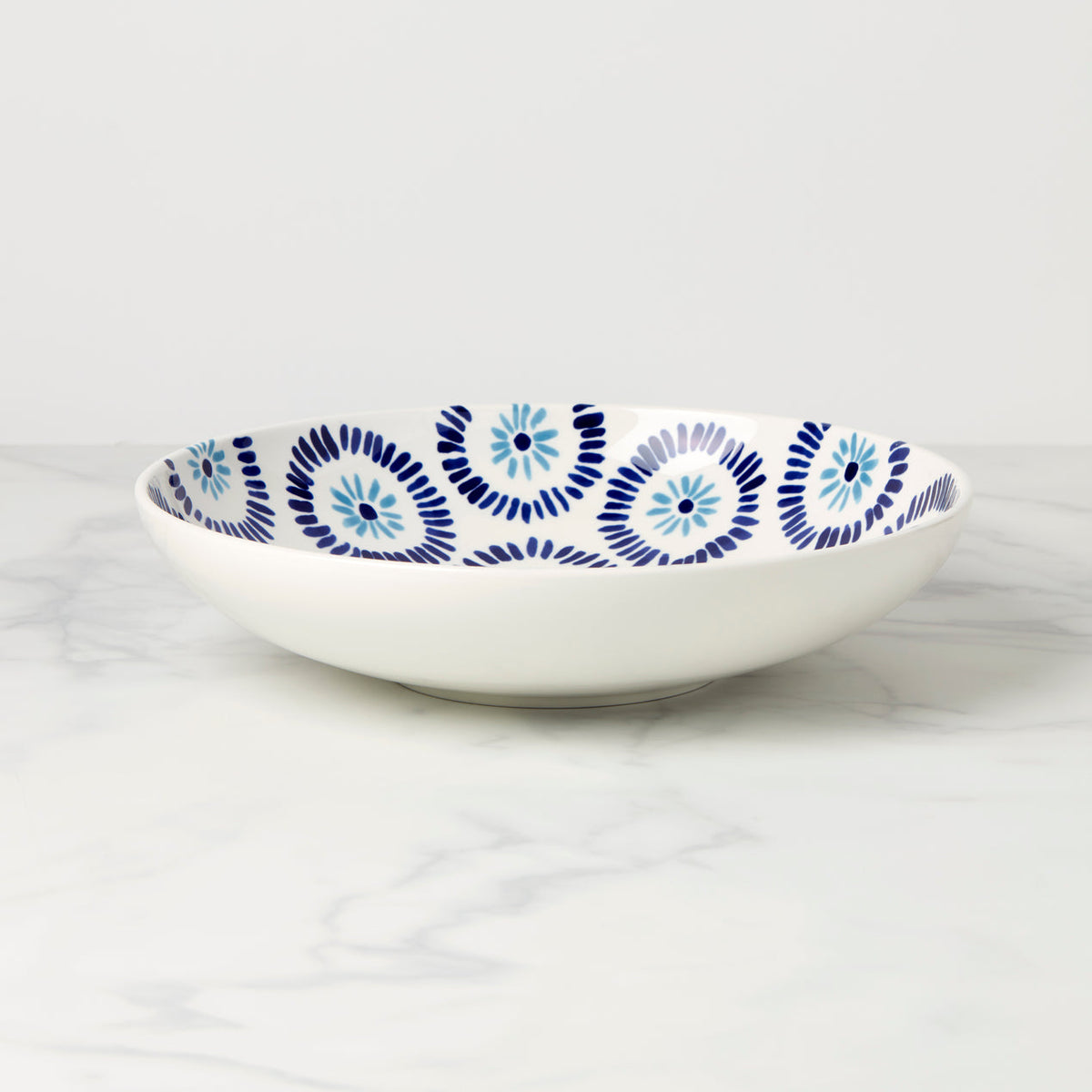 Floral Way Low Serving Bowl