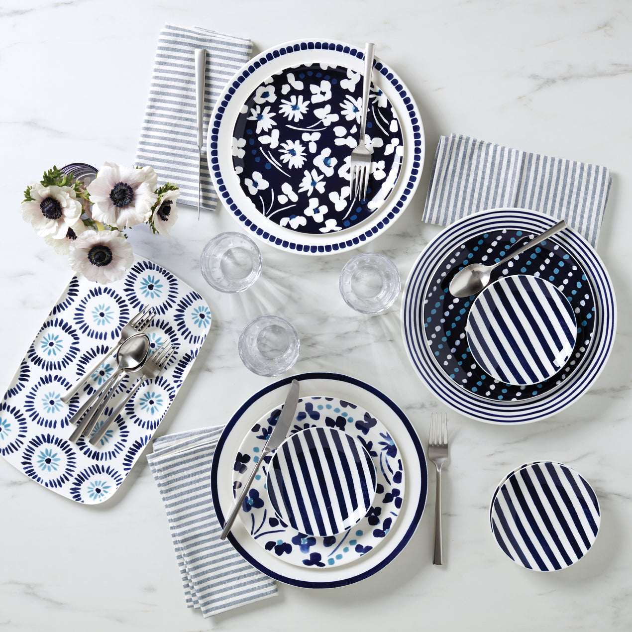 Floral Way Hors D'Oeuvre Tray