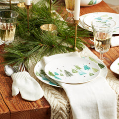 Balsam Lane 4-Piece Tidbit Plate Set