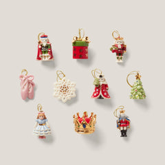Nutcracker 10 Pc Ornament And Tree Set