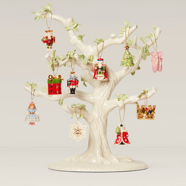 The Nutcracker 10-Piece Ornament & Tree Set