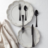 Portola Black 20-Piece Flatware Set