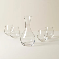 Tuscany Classics Decanter & Stemless Wine Glass Set