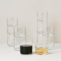 Tuscany Classics Stackable 12-Piece Tall & Short Glasses