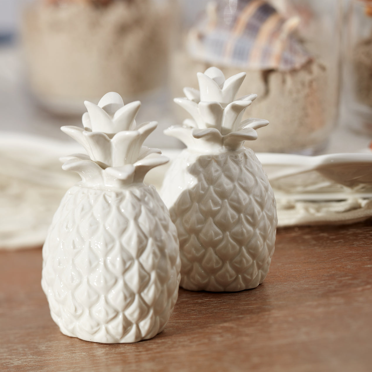 Wicker Creek Pineapple Salt & Pepper Set