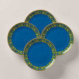 Lx Remix Blue 4-Piece Accent Plate Set