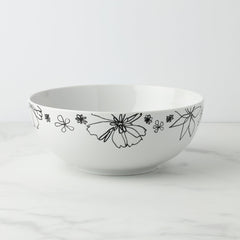 Garden Doodle Serving Bowl
