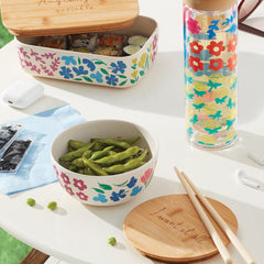 Floral Fields Bowl W/ Lid