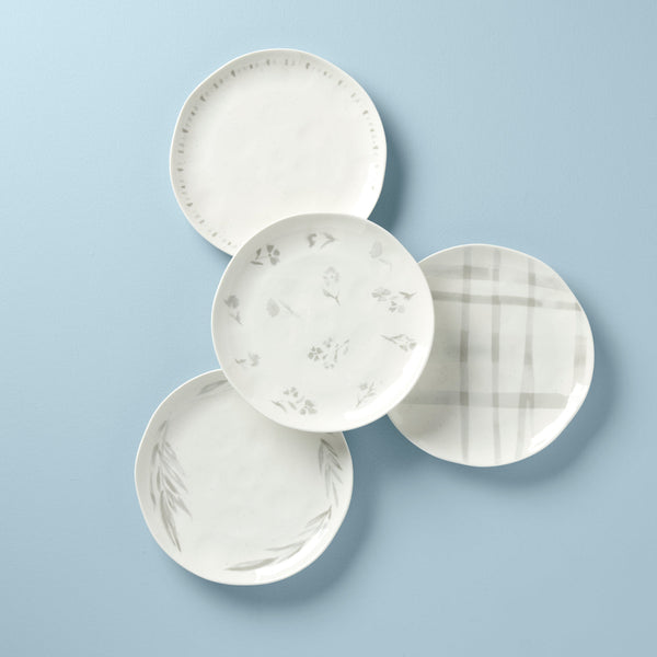 Oyster Bay Assorted Accent Plates, Set Of 4