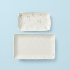 Oyster Bay 2-Piece Nesting Serving Platters