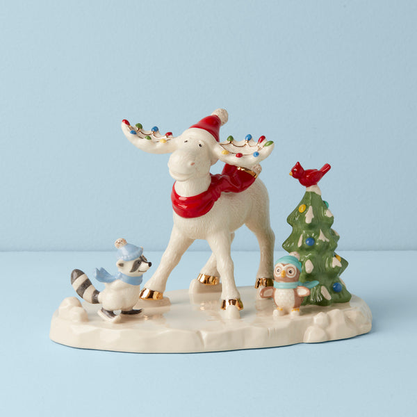 Marcel'S Skating Party Figurine