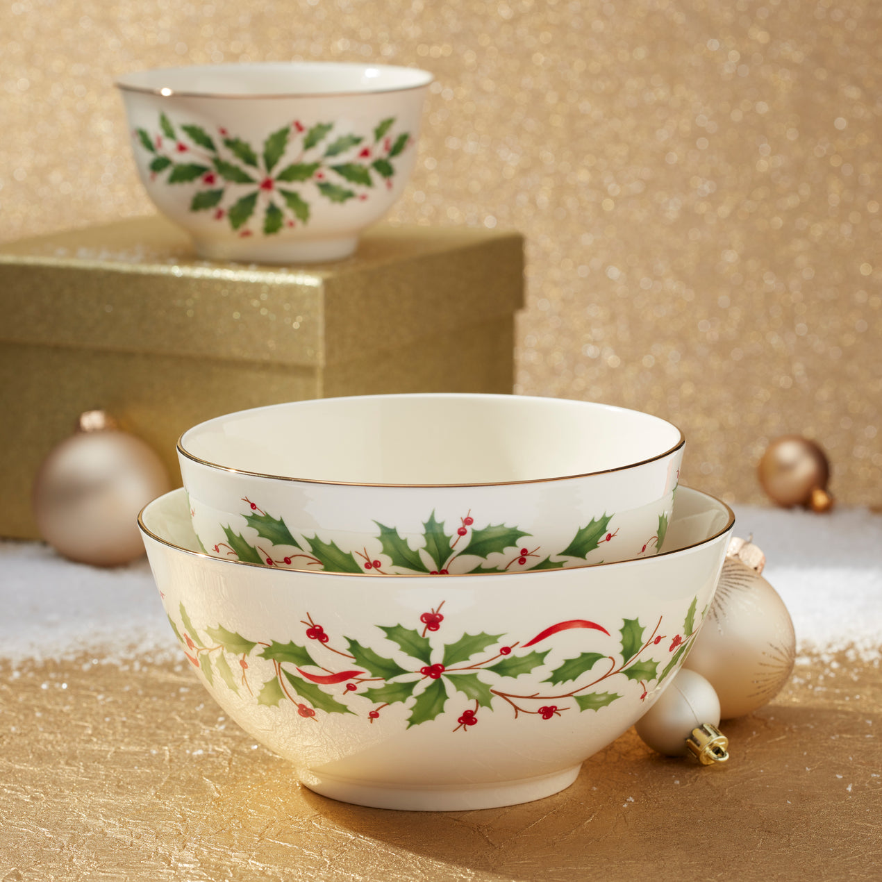 Holiday Nesting Bowls, Set Of 3
