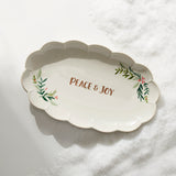 French Perle Berry Oval Platter
