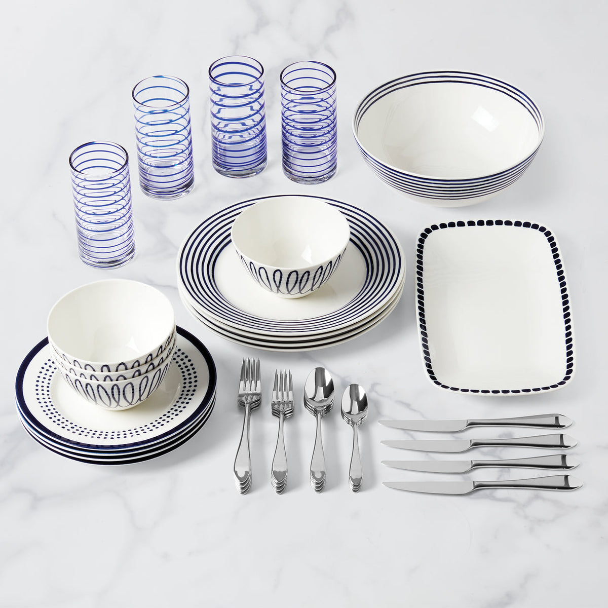 Charlotte Street 38-Piece Dinnerware Bundle