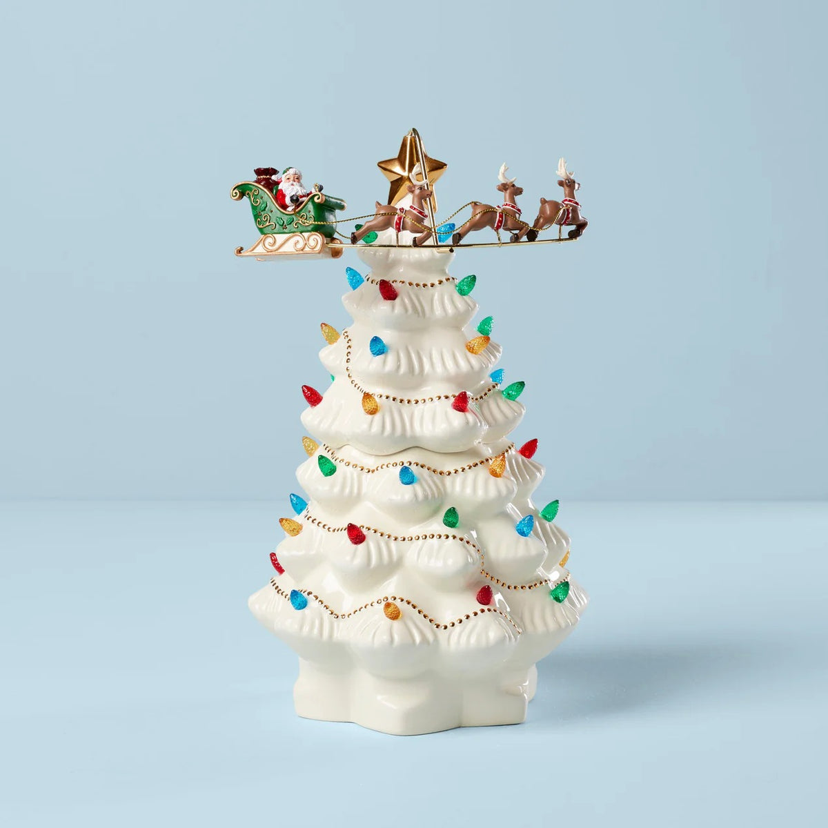 Treasured Traditions Tree Flying Santa