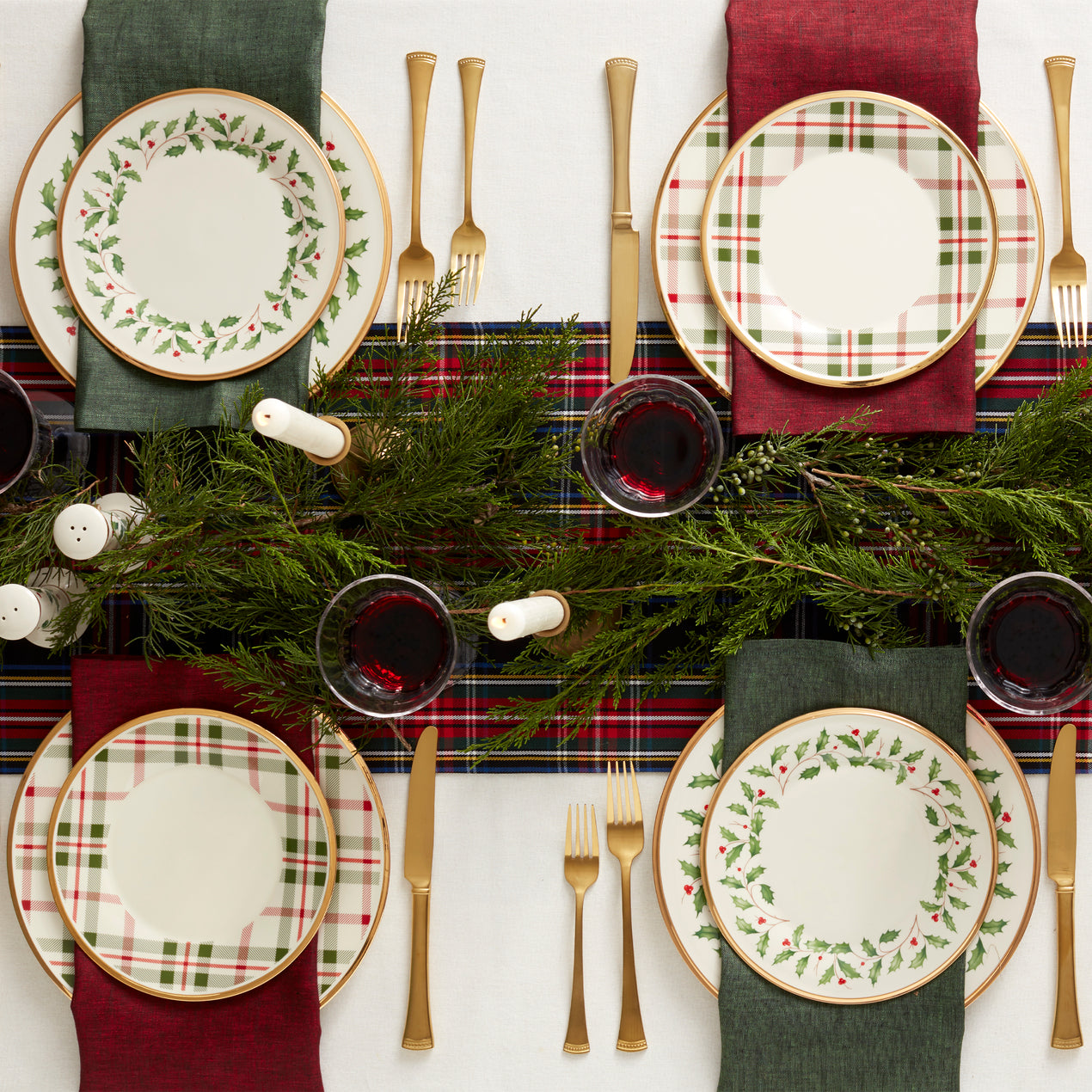 Holiday 12-Piece Plate & Bowl Set
