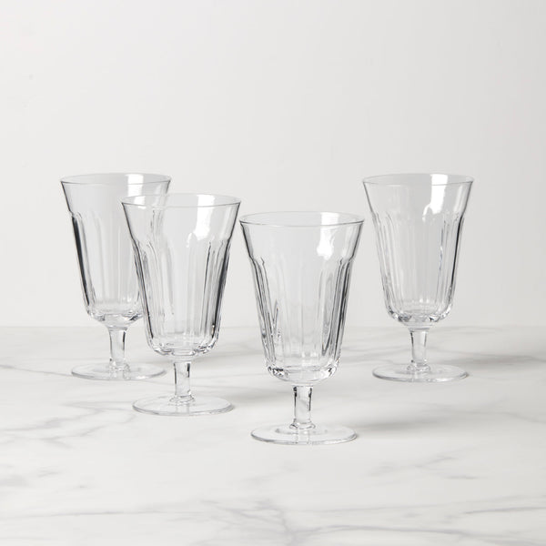 French Perle Tall Stem Glass, Set Of 4