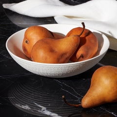 Lx Collective White Serving Bowl