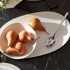 Lx Collective White Serving Bowl