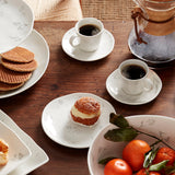 Oyster Bay 8-Piece Espresso Cup & Saucer Set