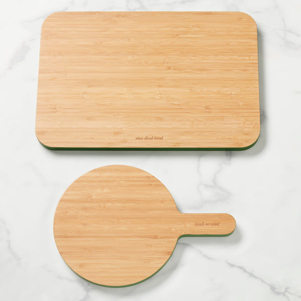 Knock On Wood Cutting Boards, Set Of 2