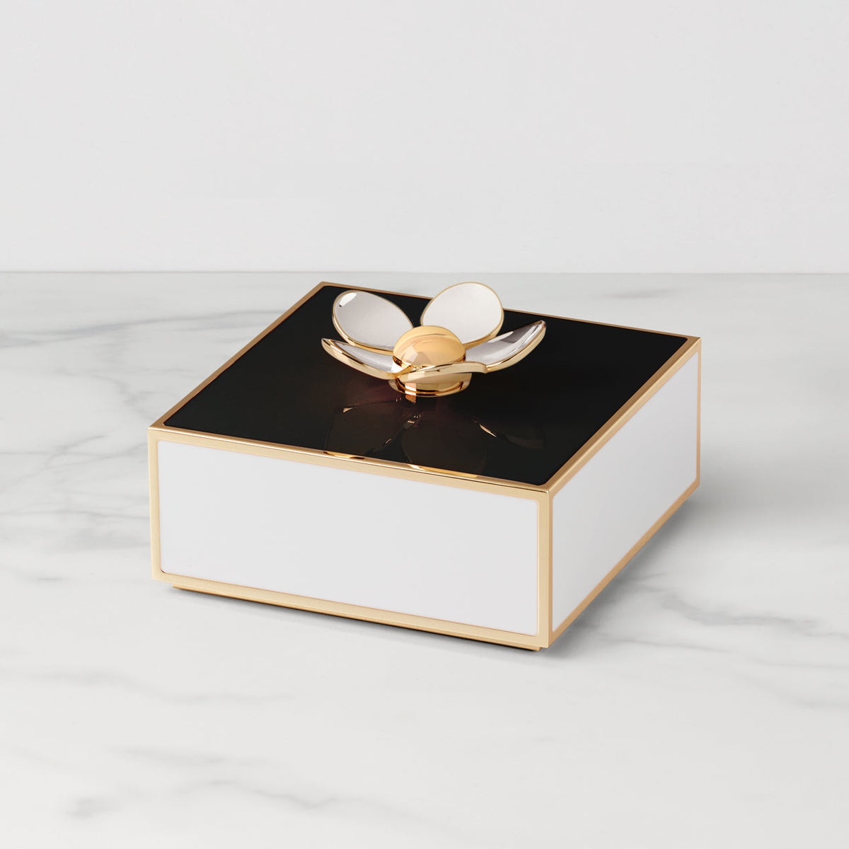 Make It Pop Floral Box, Black And White