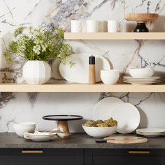 Lx Collective White Serving Bowl