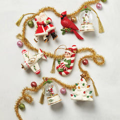 Ice Skating Santa And Mrs. Claus Ornament