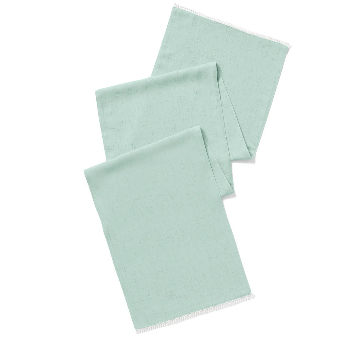 French Perle Ice Blue Runner