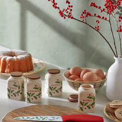 Holiday Baking Spice Jars, Set Of 4