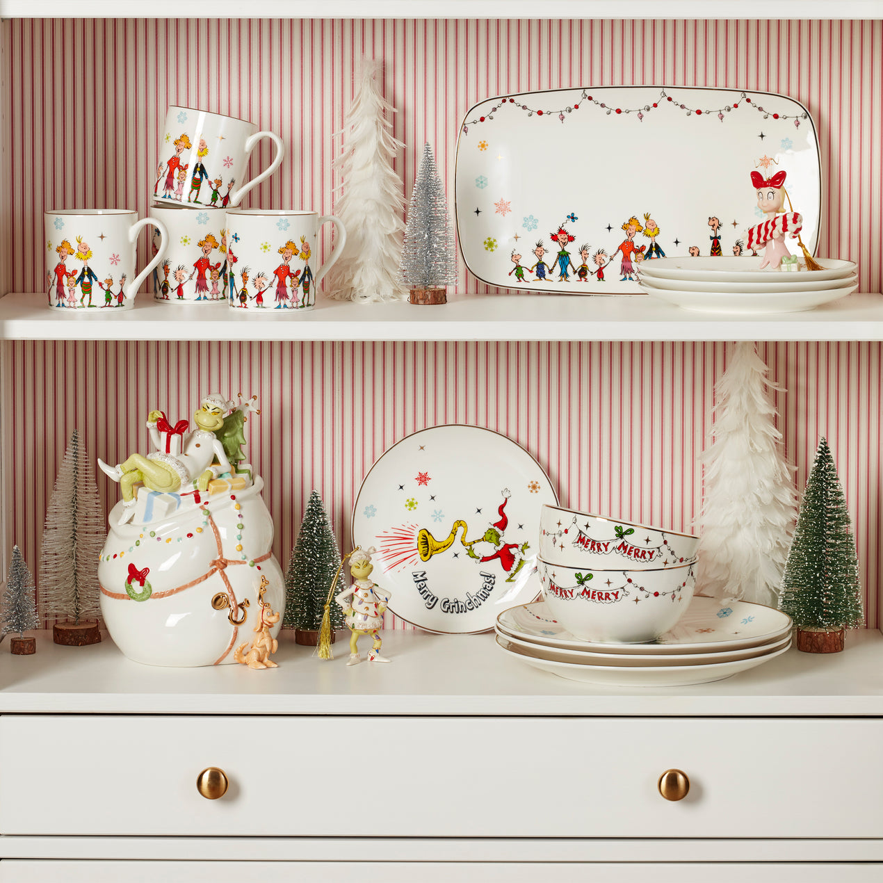 Merry Grinchmas Assorted All-Purpose Bowls, Set Of 4