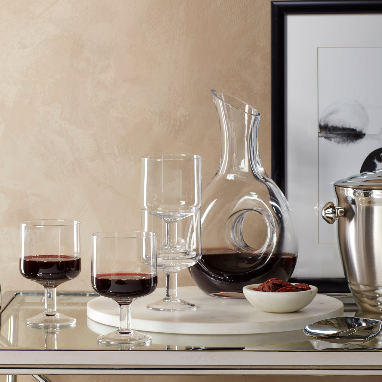 Tuscany Classics Stackable 4-Piece Wine Glass Set