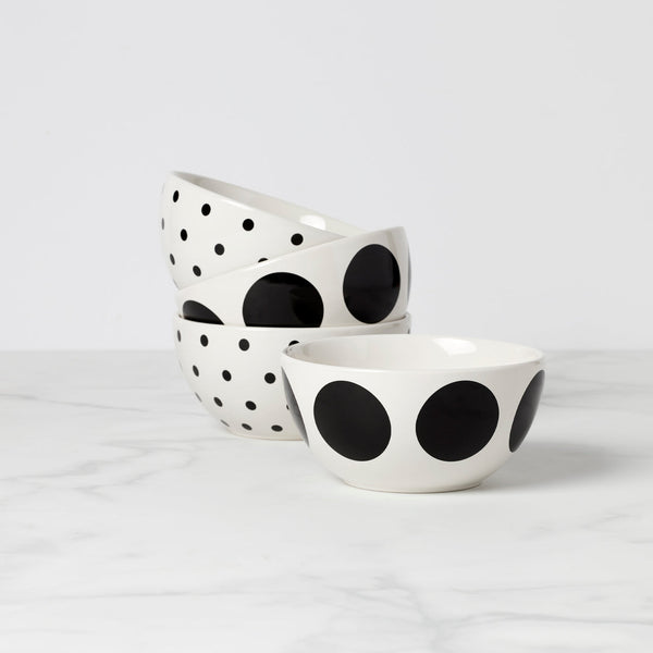 On The Dot Assorted All-Purpose Bowls, Set Of 4