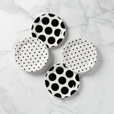 On The Dot Assorted Accent Plates, Set Of 4