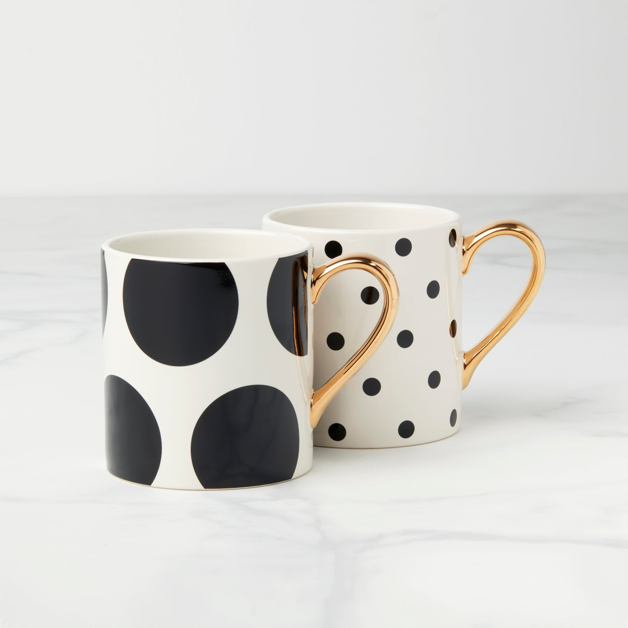 On The Dot Assorted Mugs, Set Of 2