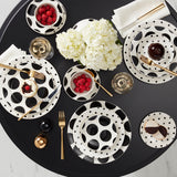 On The Dot Assorted Accent Plates, Set Of 4