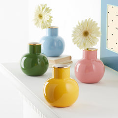Make It Pop Small Vase, Yellow