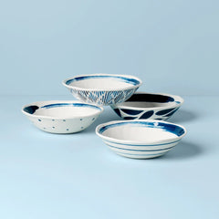 Blue Bay Melamine Assorted All-Purpose Bowls, Set Of 4