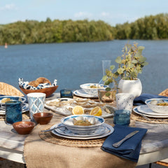 Blue Bay Melamine Dinner Plates, Set Of 4
